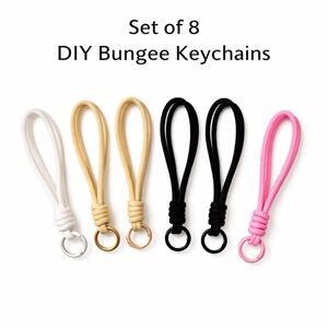 DIY Set of 8 Wristlet Keychains